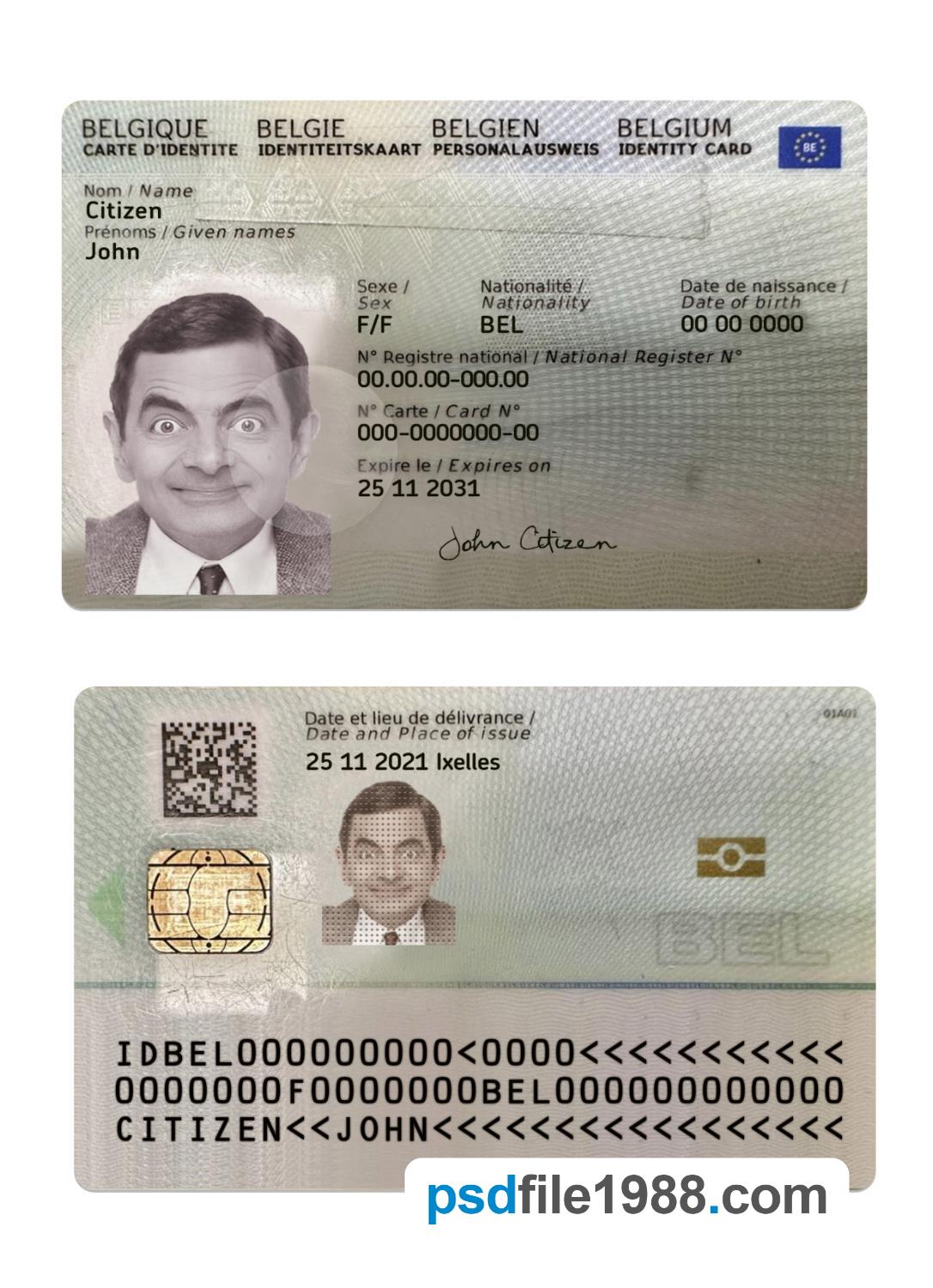 Belgium ID 2021-Present